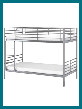 Bank Bed Silver