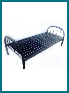 Metal single bed